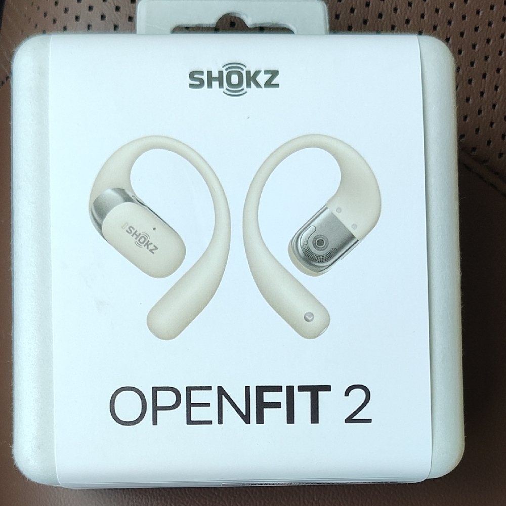 SHOKZ OpenFit 2 Wireless Earbuds BEIGE, new